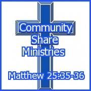 Shelter for Men, Women, and Children at Community Share Ministery