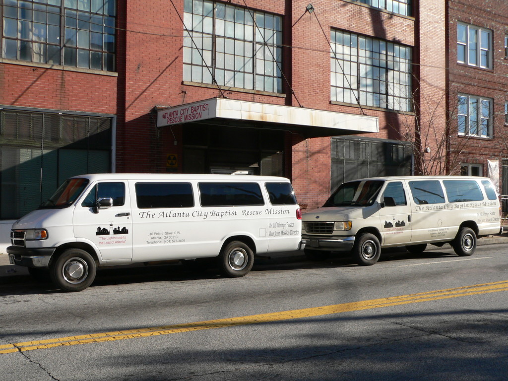 Temporary Shelter and Discipleship Program at Atlanta City Baptist Rescue Mission