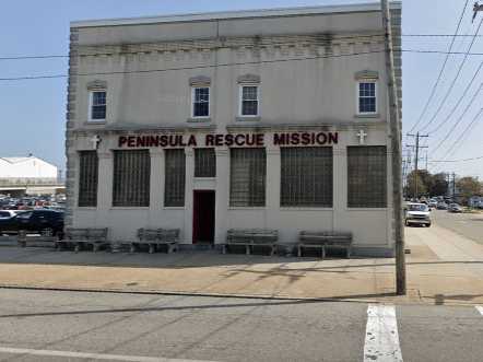 Peninsula Rescue Mission Emergency Shelter for Men also serving children and families