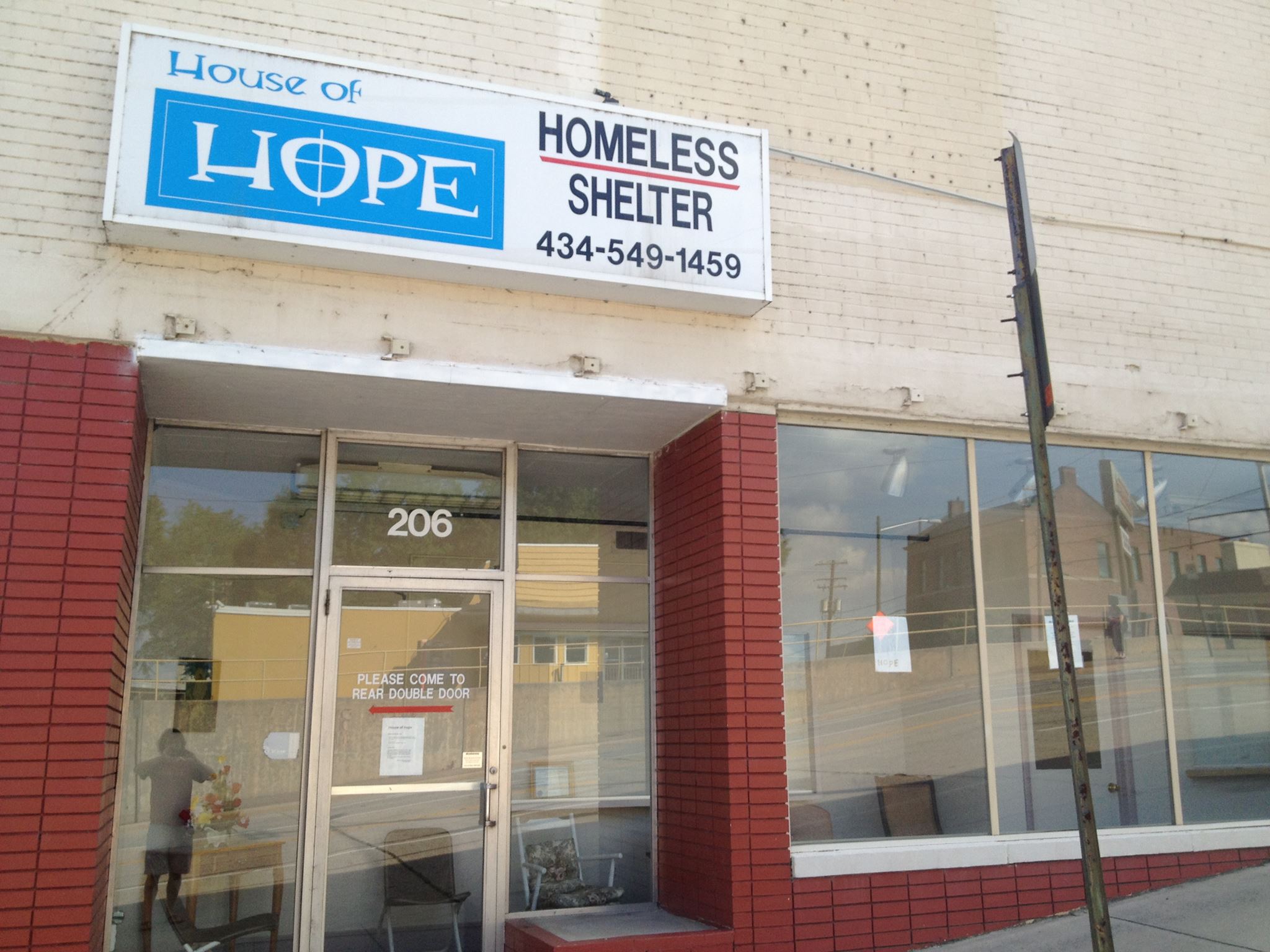 Faith Based Homeless Shelter at House of Hope